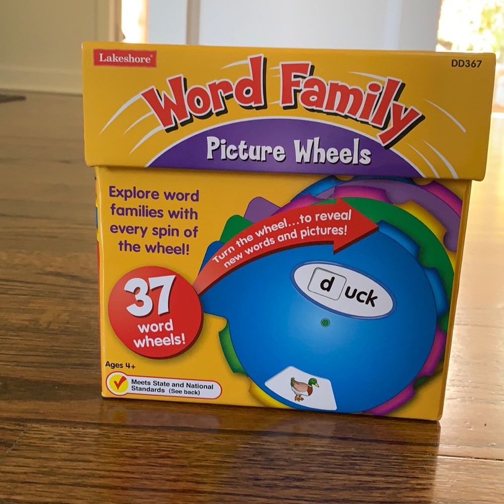 Lakeshore word family picture wheels